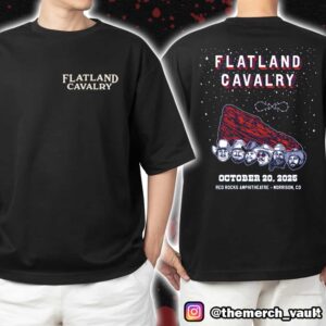 Flatland Cavalry New Show At Red Rocks Park And Amphitheatre October 20 2025 Poster Artwork Unisex T-Shirt