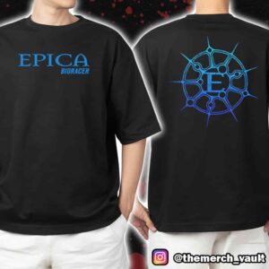 Epica x Bioracer Limited Edition Collection Merch Teams Up Logo Unisex T-Shirt