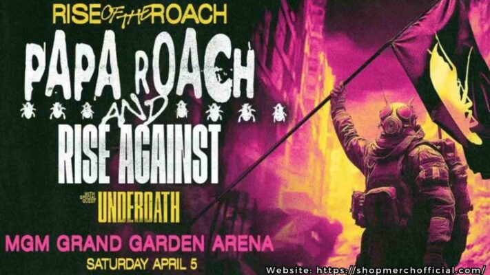 Papa Roach, Rise Against And Underoath 5 April 2025 At MGM Grand Garden Arena Las Vegas