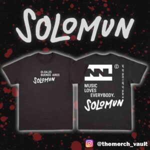 Solomun April 1 2025 At Buenos Aires Limited Edition Music Loves Everybody Parque Sarmiento Event Exclusive Unisex T-Shirt