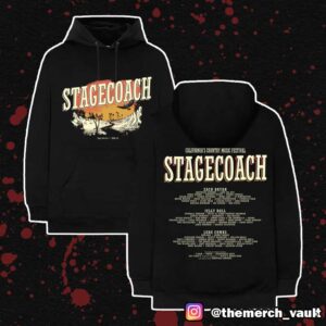 Stagecoach Festival 2025 At Indio CA Through The Valley 2025 Lineup Pullover Hoodie