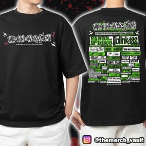 When We Were Young October 18-19 2025 At Las Vegas Festival Grounds Poster Lineup Print On Back Unisex T-Shirt